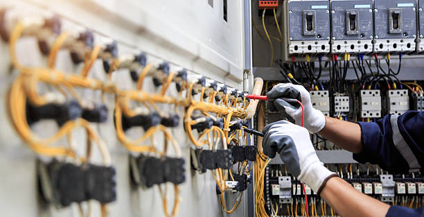 Professional Electrician technician working in Blue Grass, IA